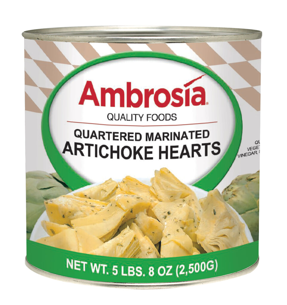 Ambrosia Artichokes, Quartered, Marinated