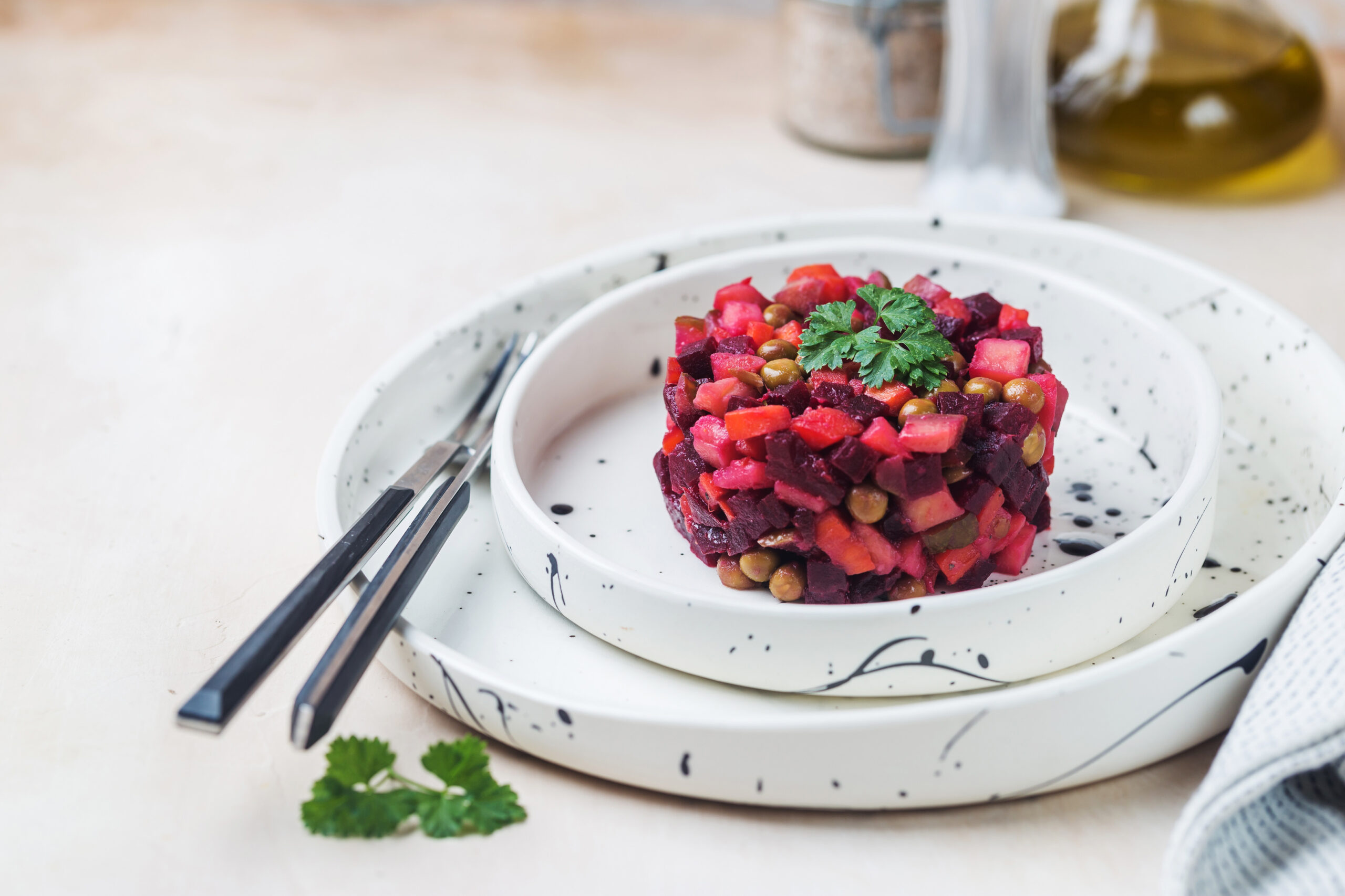 Beets, Diced, Brine served out of the pack