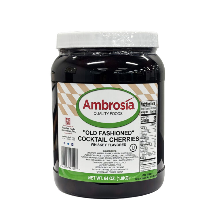 Ambrosia Cocktail Cherries, “Old-Fashioned”