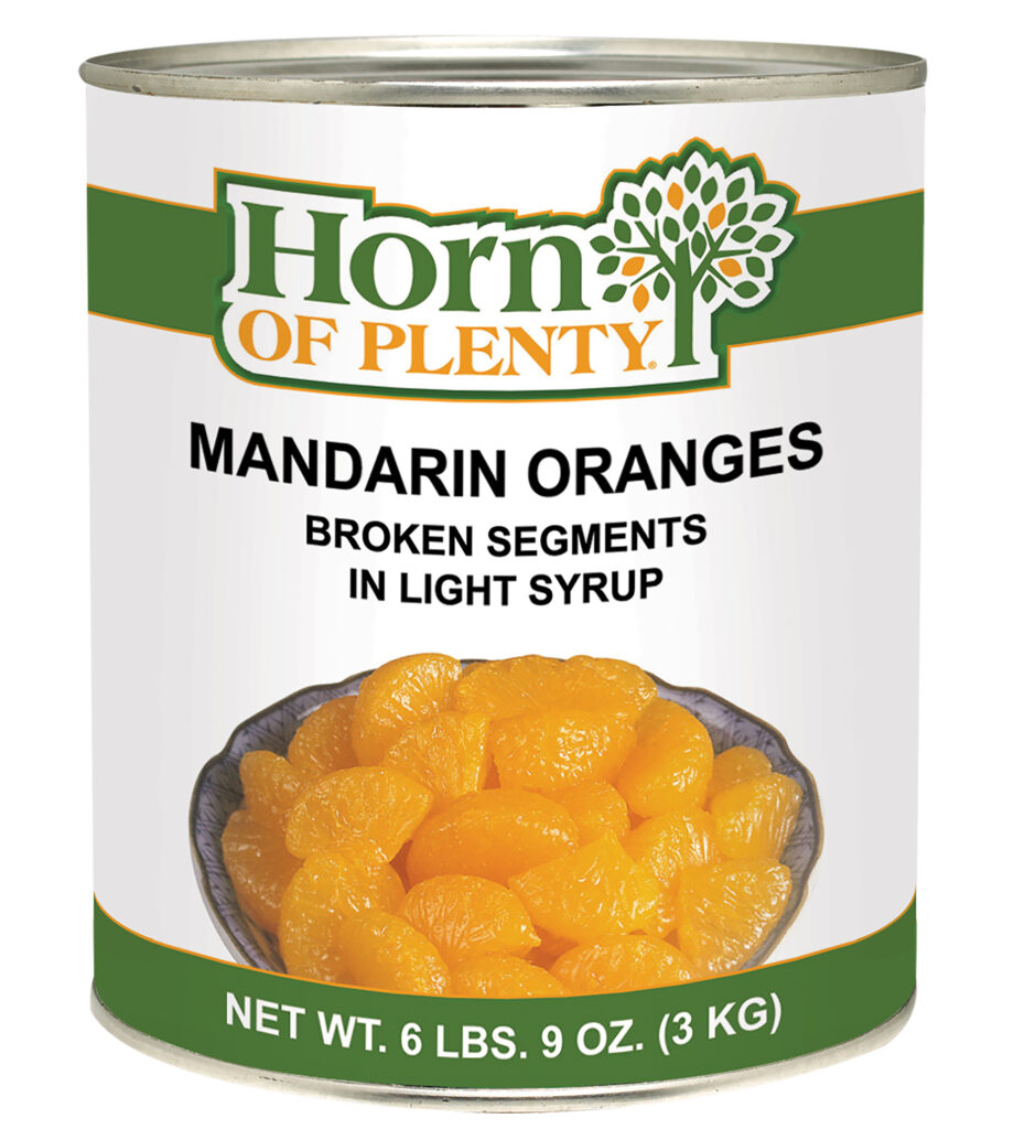 Horn of Plenty Mandarin Oranges, Broken, L/S