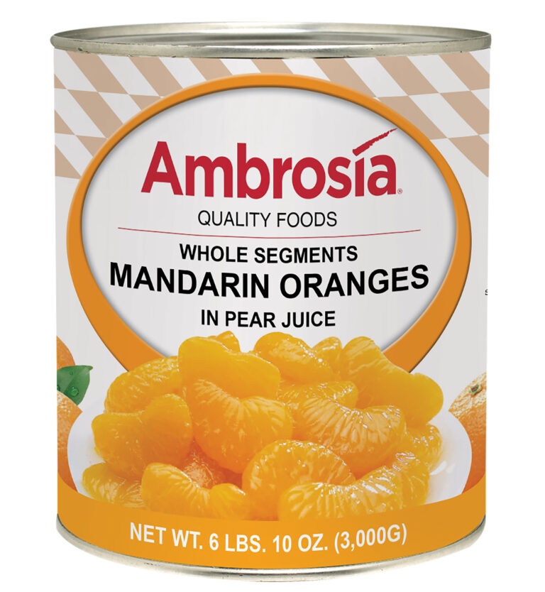 Ambrosia Mandarin Oranges, Whole, Pear Juice
