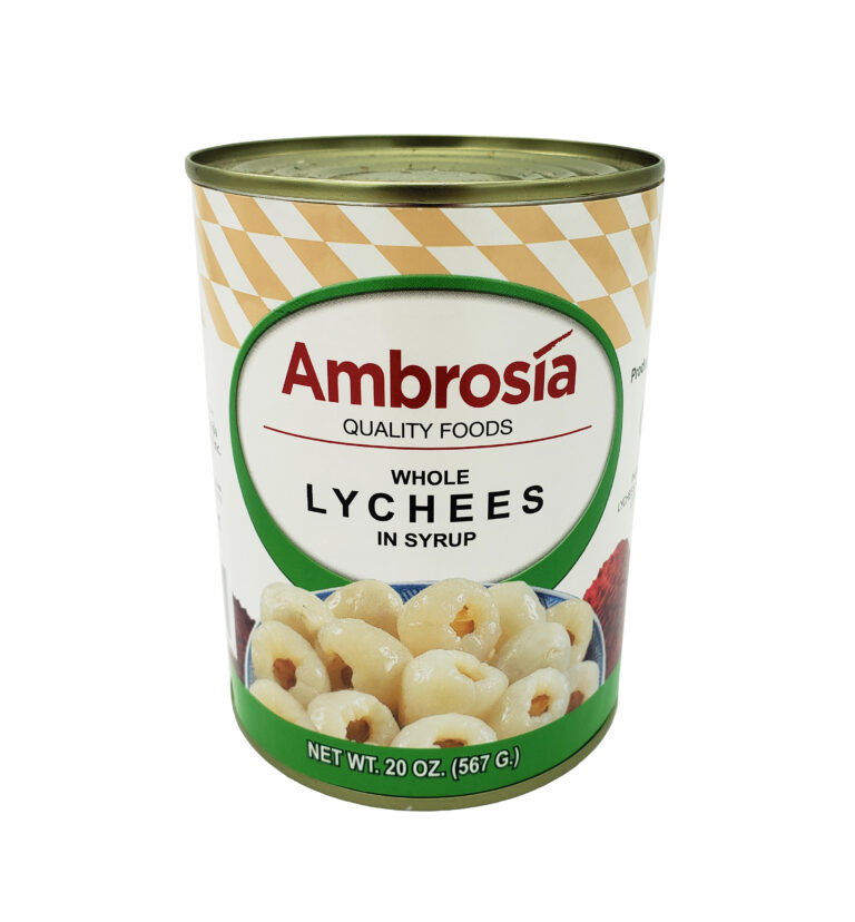 Ambrosia Lychee Nuts, Syrup