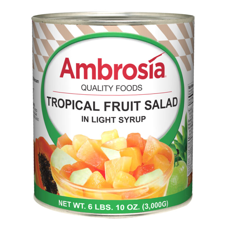 Ambrosia Tropical Fruit Salad, Chunky Cut, L/S