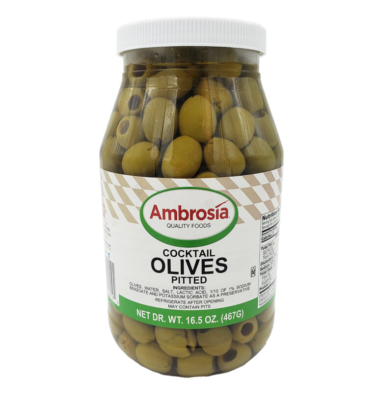 Ambrosia Pitted Cocktail Olives, 340/360