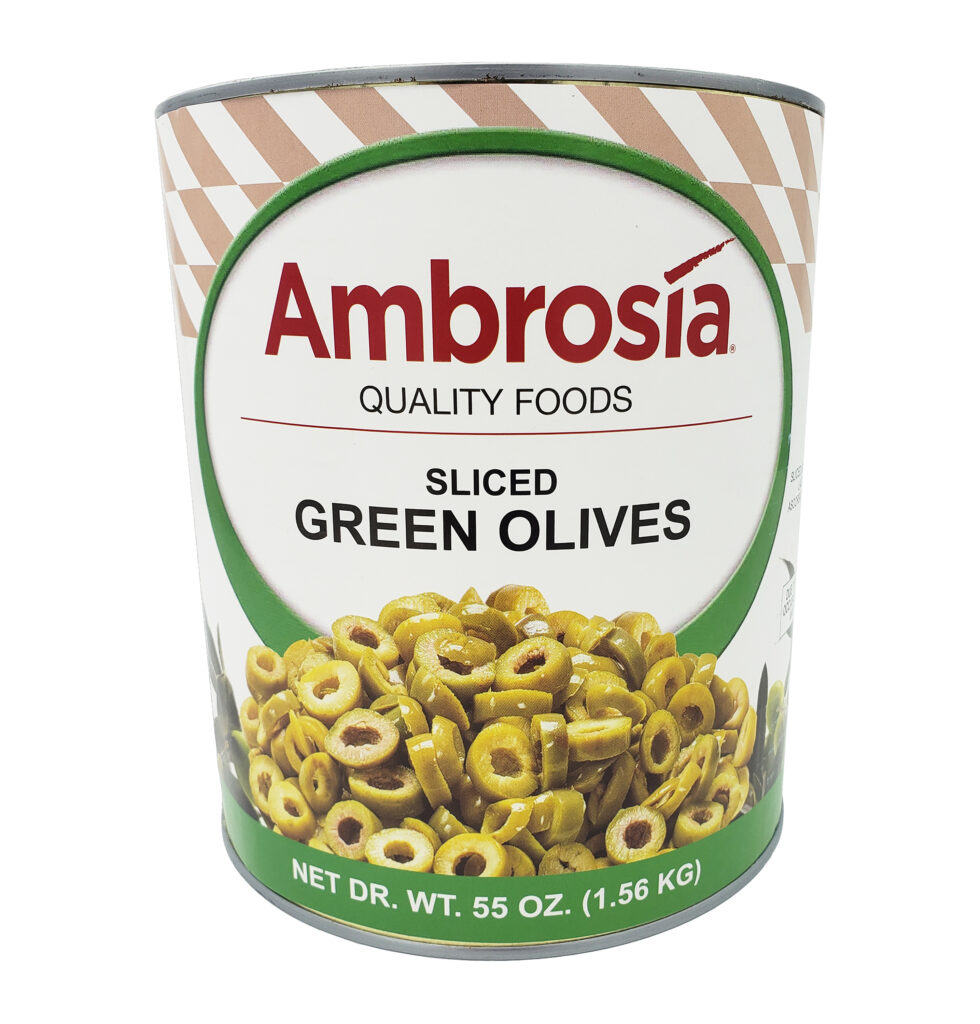 Ambrosia Sliced Green Olives, No Pimiento