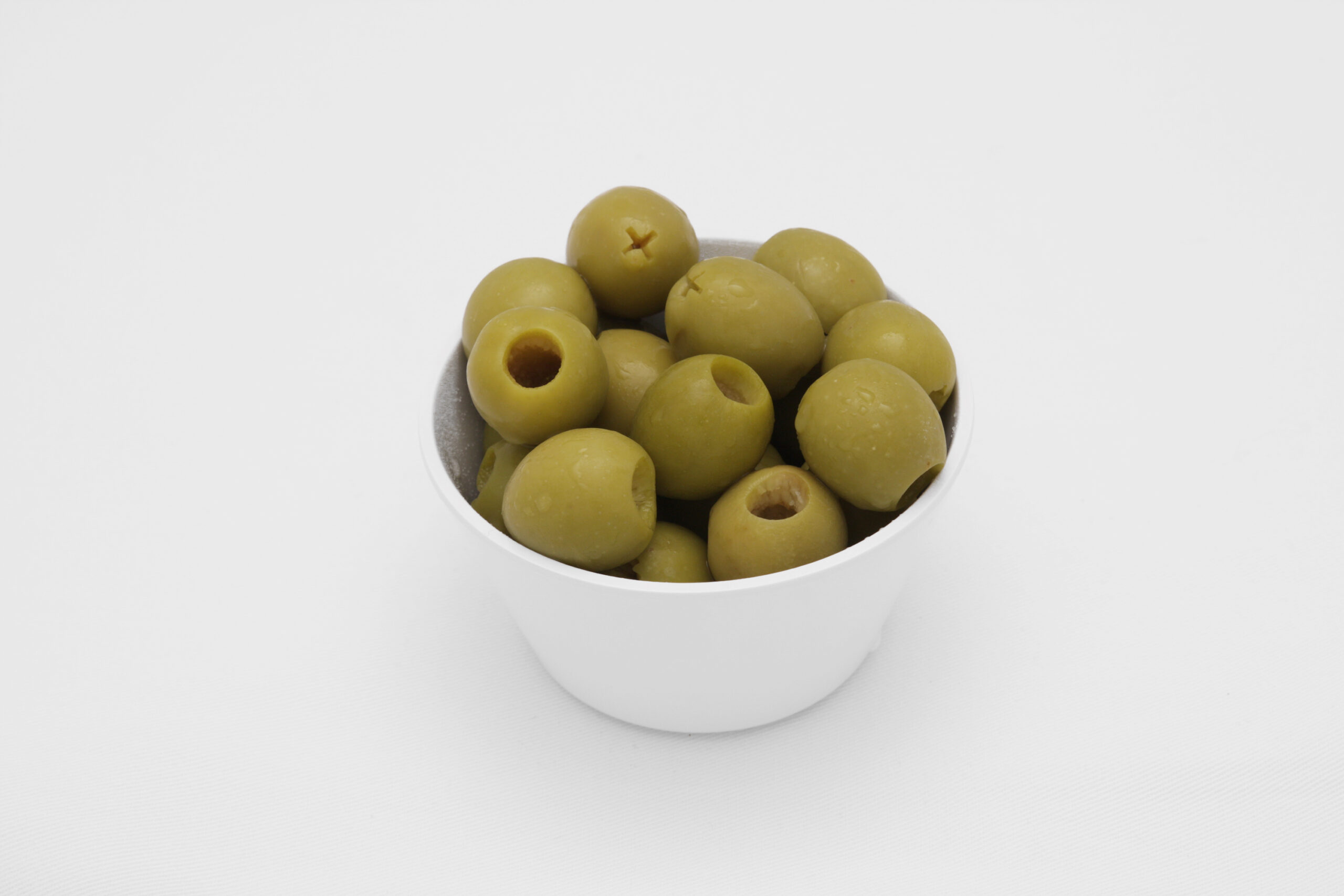 Pitted Queen Olives, 100/110 served out of the pack