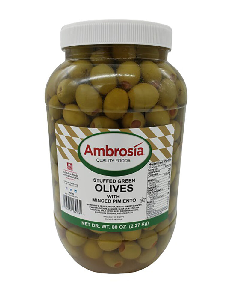 Ambrosia Stuffed Queen Olives, 180/200