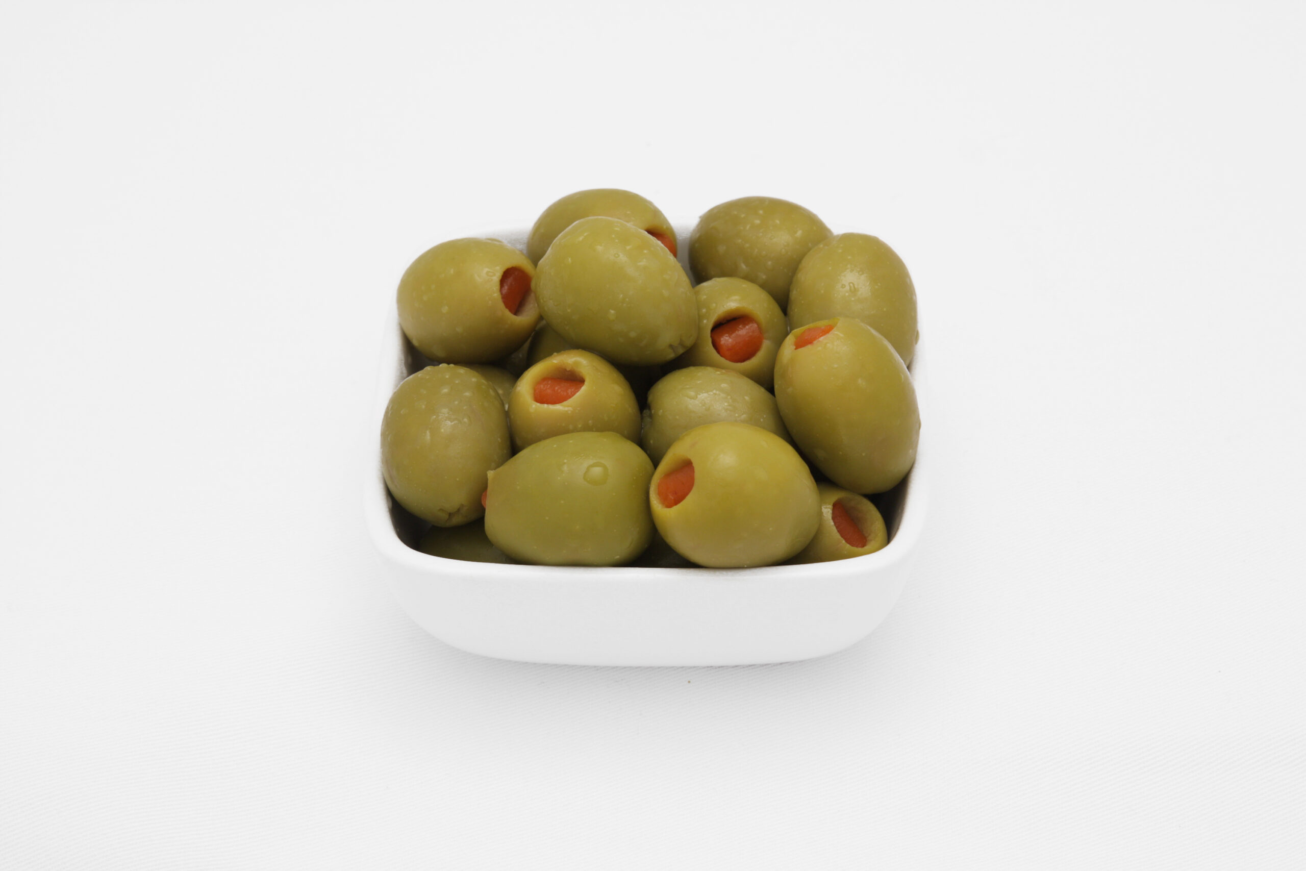 Stuffed Green Olives, 340/360 served out of the pack