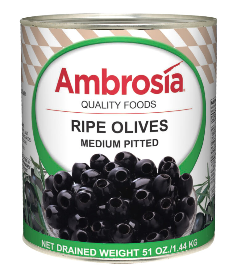 Ambrosia Medium Pitted Ripe Olives