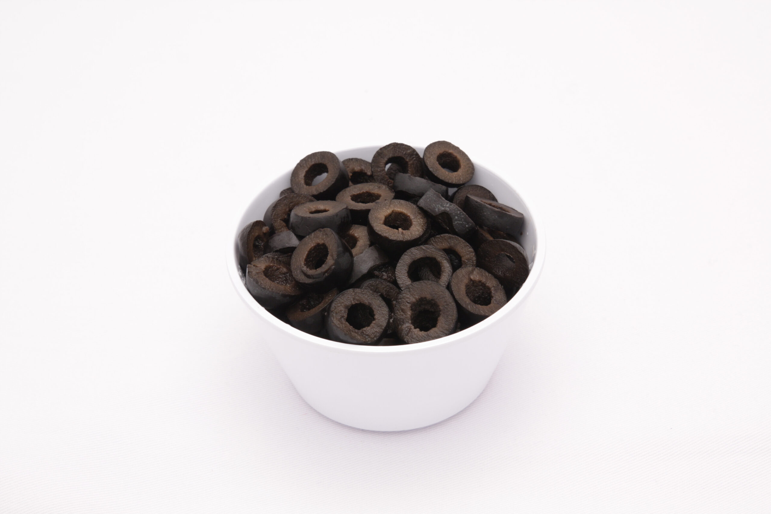 Sliced Ripe Olives served out of the pack