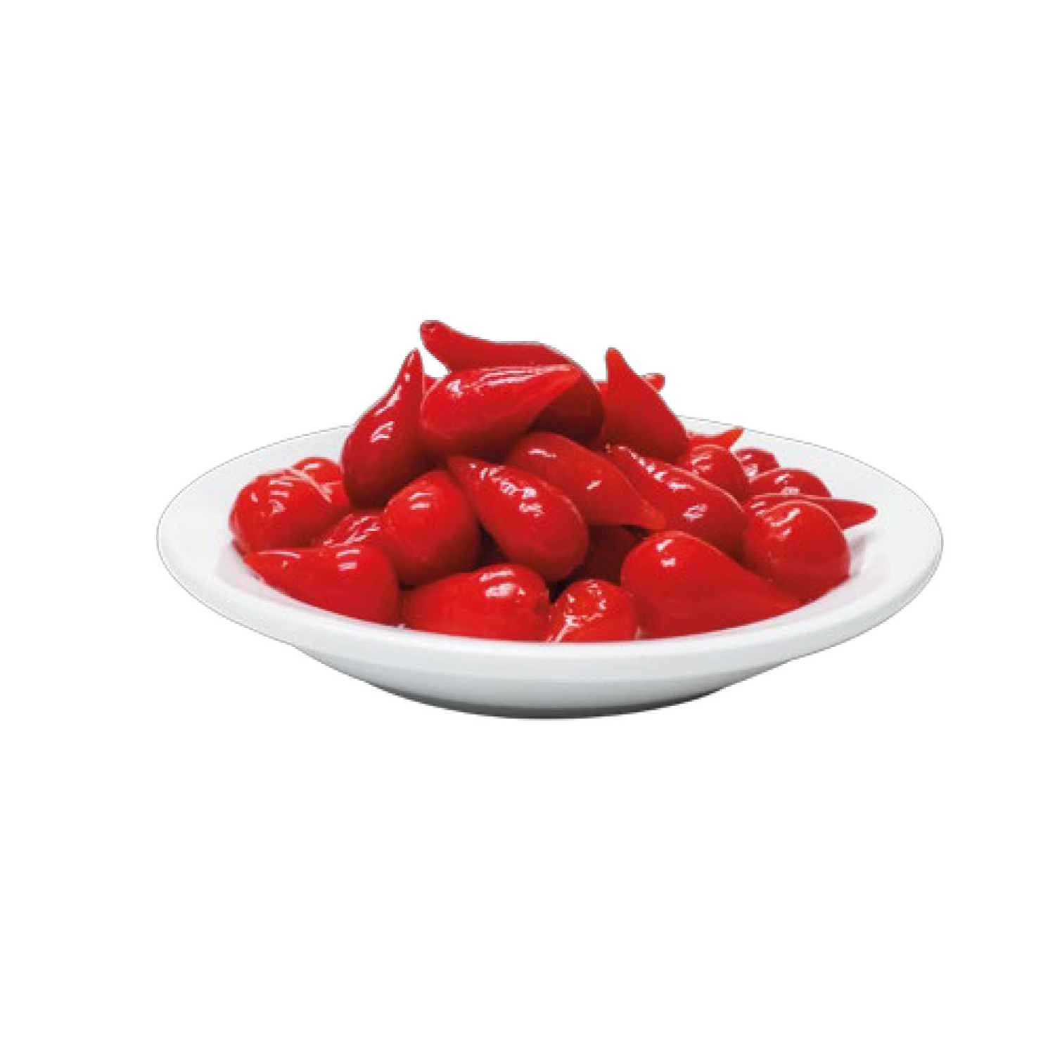 Sweet Drop Peppers, Red served out of the pack
