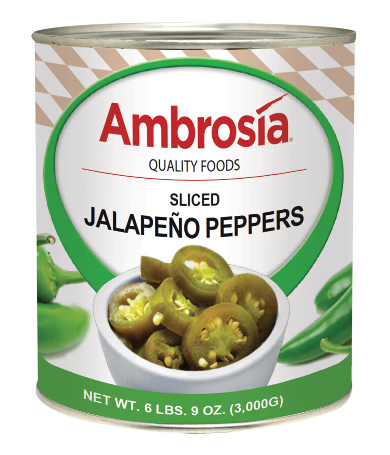 Ambrosia Peppers, Jalapeno, Sliced