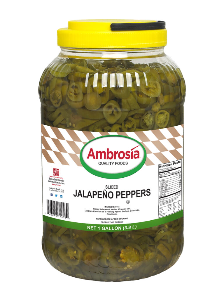 Ambrosia Peppers, Jalapeno, Sliced