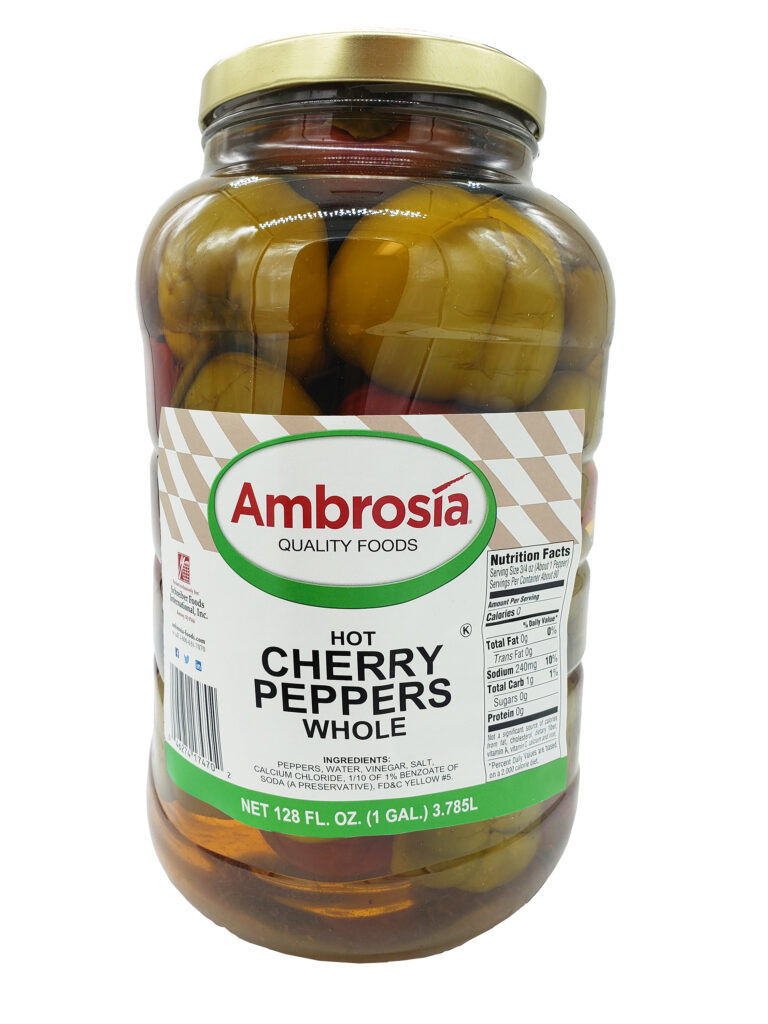 Ambrosia Peppers, Cherry, Hot