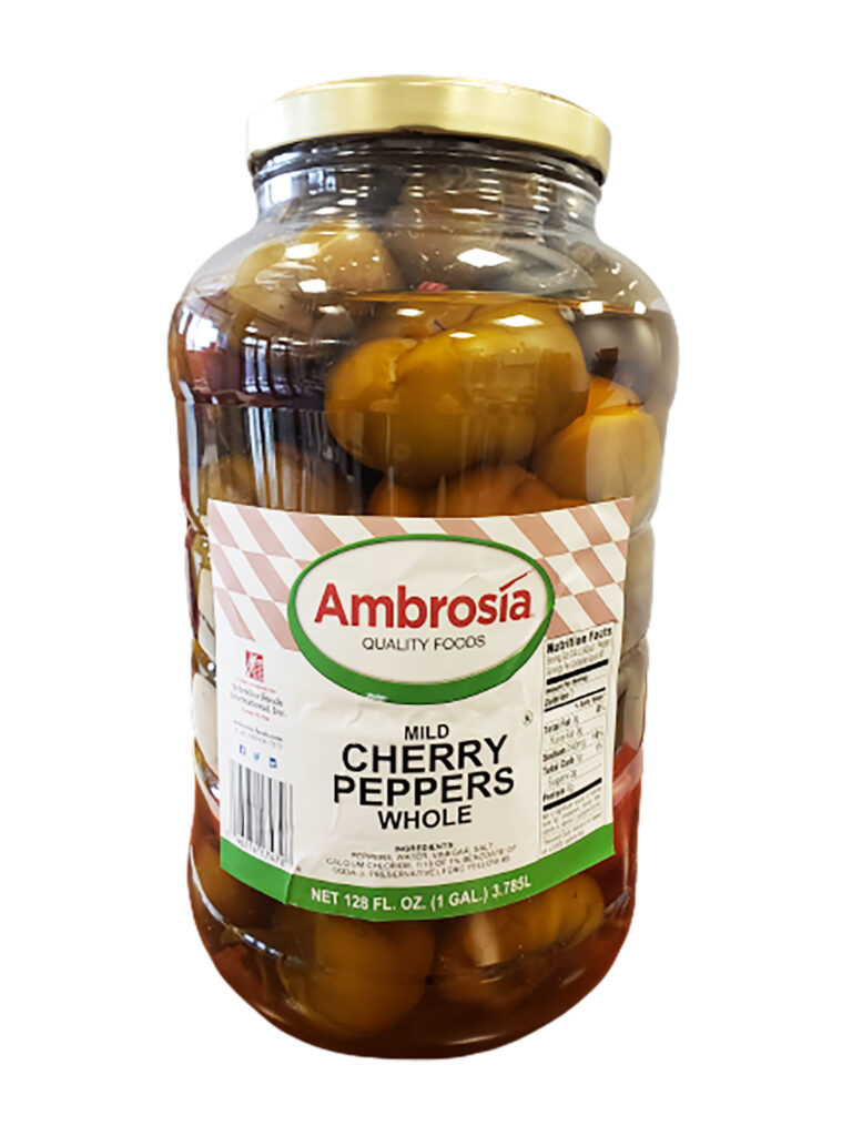 Ambrosia Peppers, Cherry, Mild, Red & Green