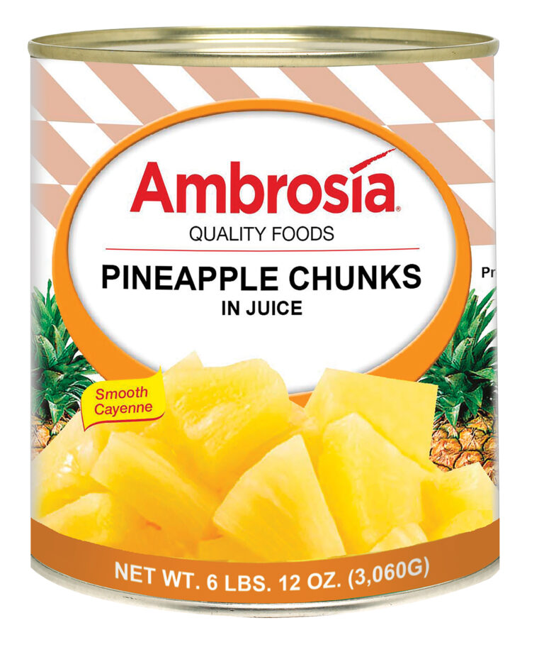 Ambrosia Pineapple, Chunks, Juice