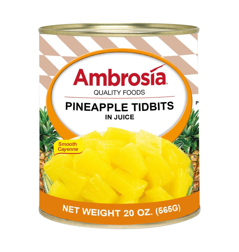 Ambrosia Pineapple, Tidbits, Juice