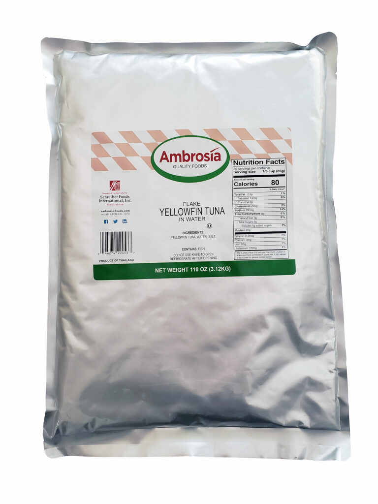 Ambrosia Tuna, Yellowfin, No VB, Pouch Pack