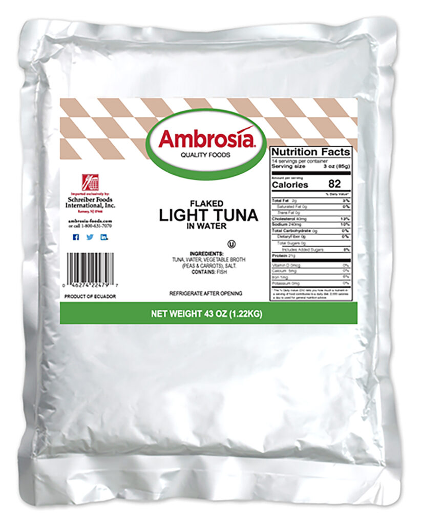 Ambrosia Tuna, Light Flake, Pouch Pack
