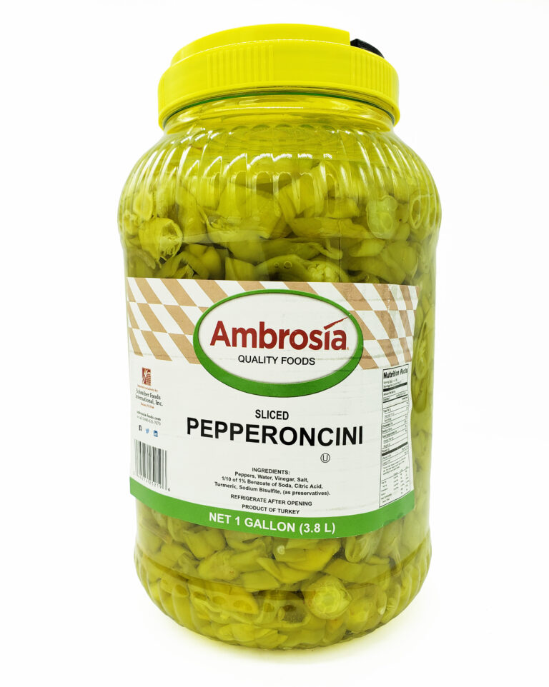 Ambrosia Pepperoncini, Sliced
