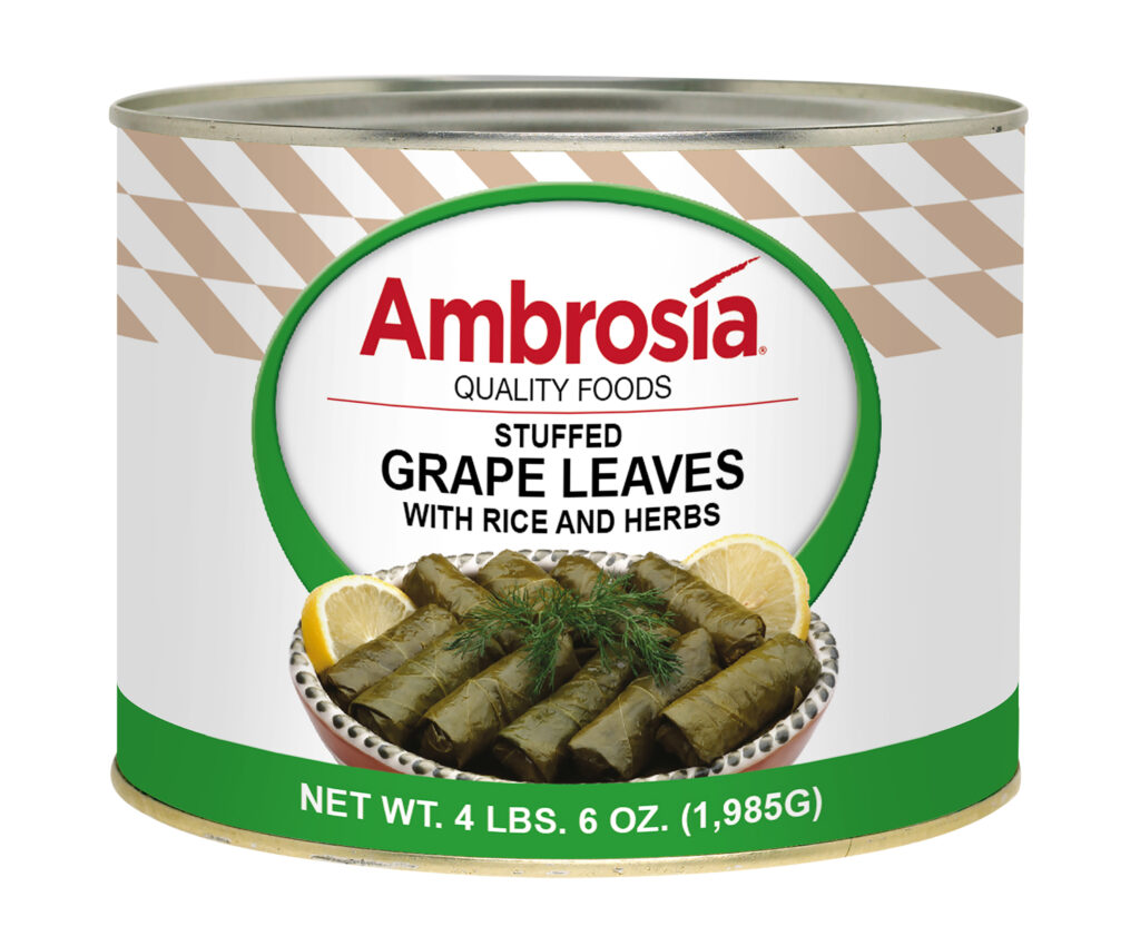 Ambrosia Grape Leaves, Stuffed W/ Rice