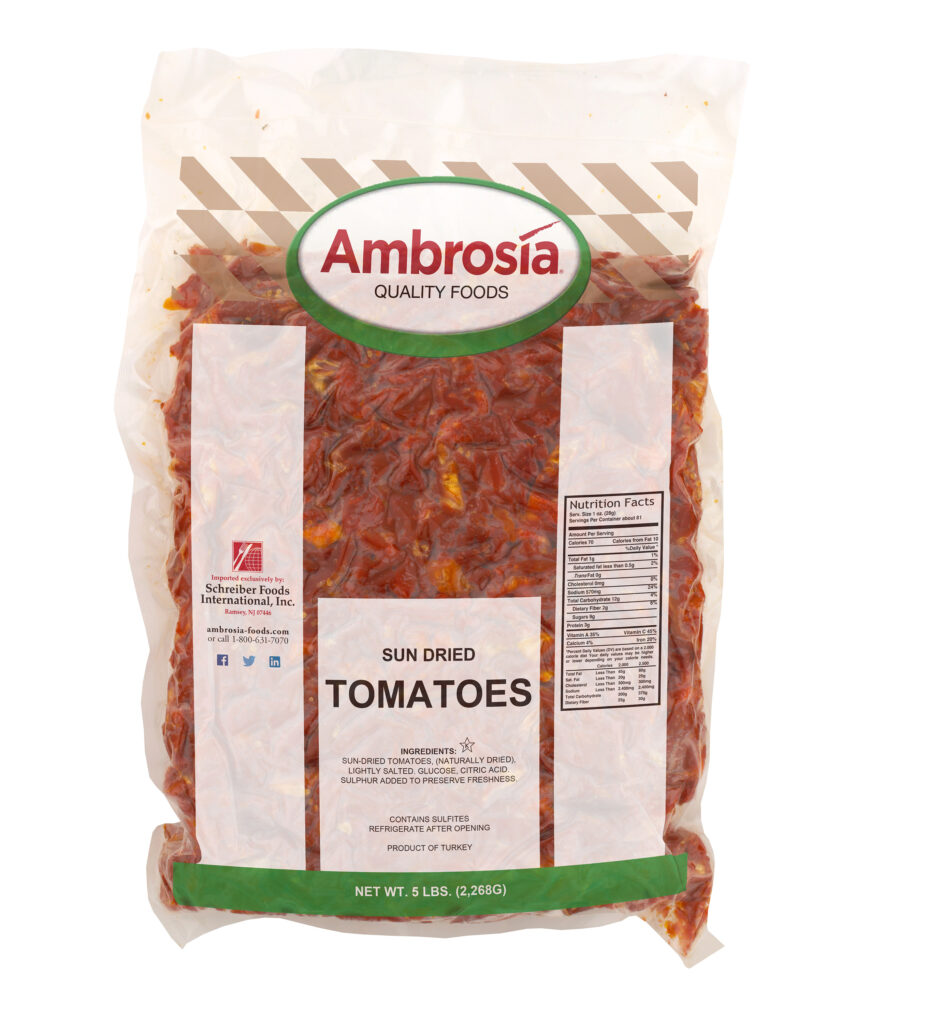 Ambrosia Tomatoes, Sundried, Julienne