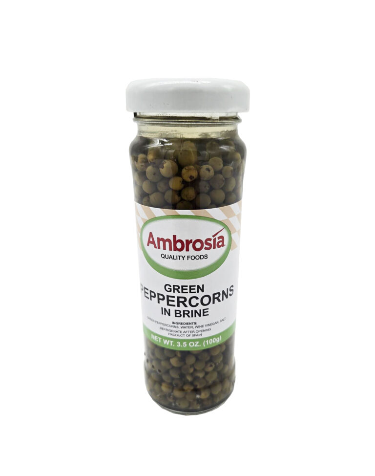 Ambrosia Peppercorns, Green, In Brine