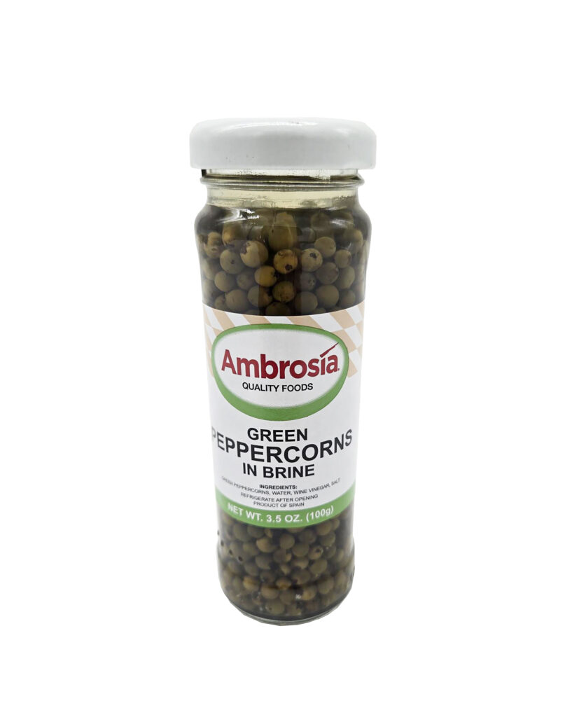Ambrosia Peppercorns, Green, In Brine
