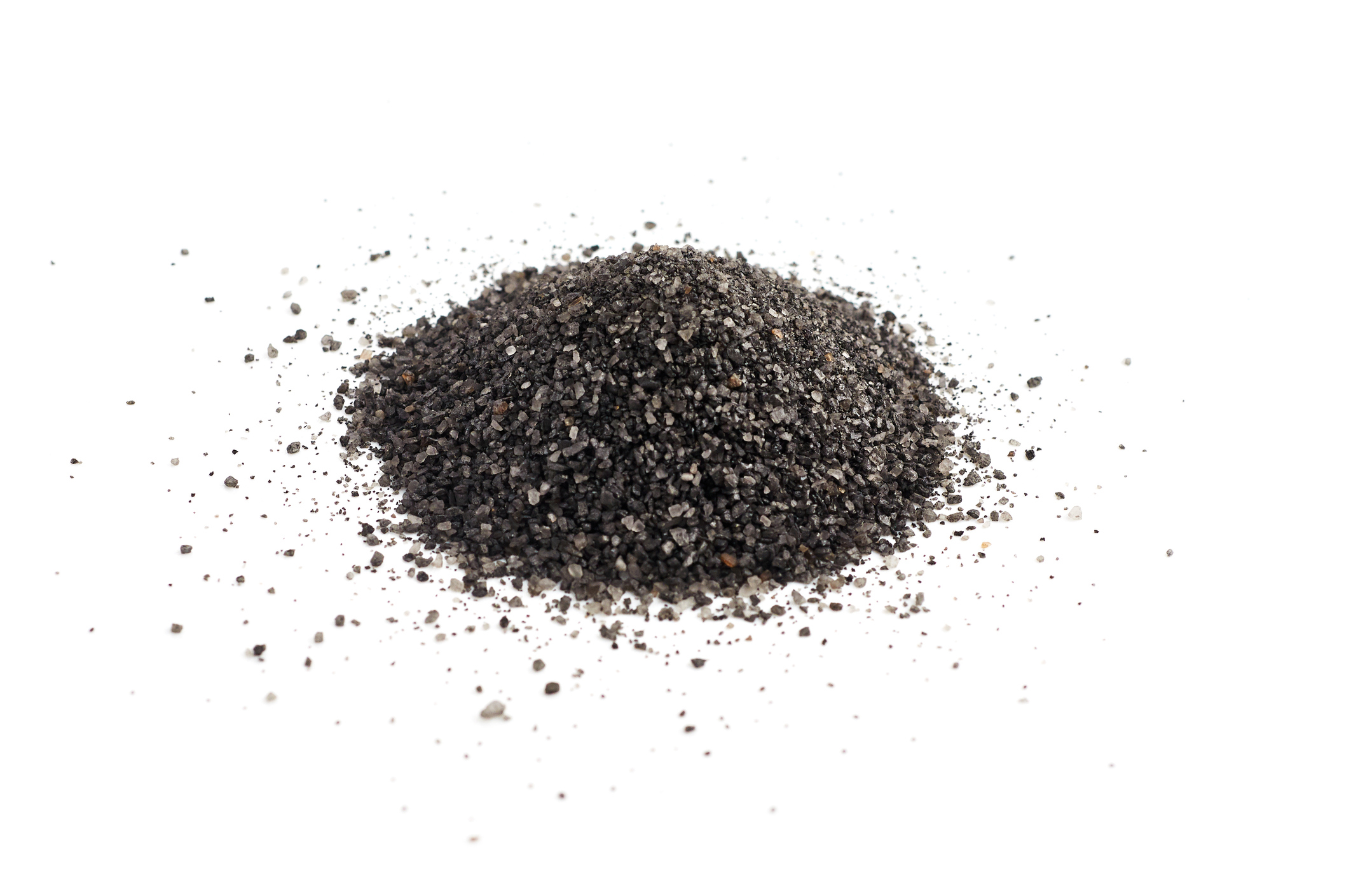 Sea Salt, Black, Fine served out of the pack