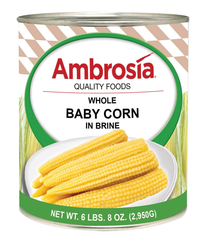 Ambrosia Corn, Whole Baby, 150/200 CT.