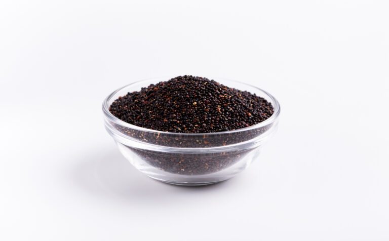 Quinoa, Black served out of the pack