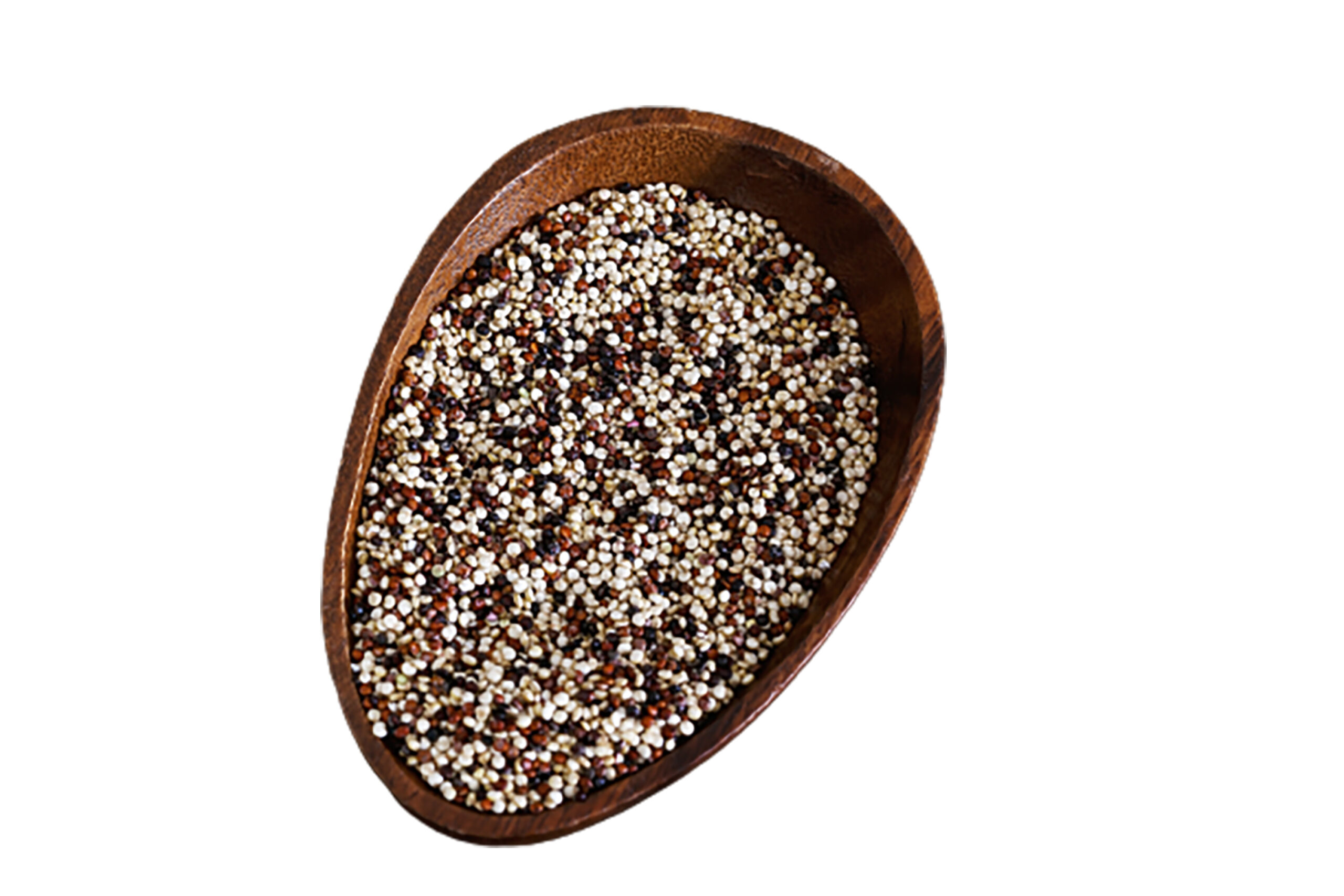 Quinoa, Tricolor served out of the pack