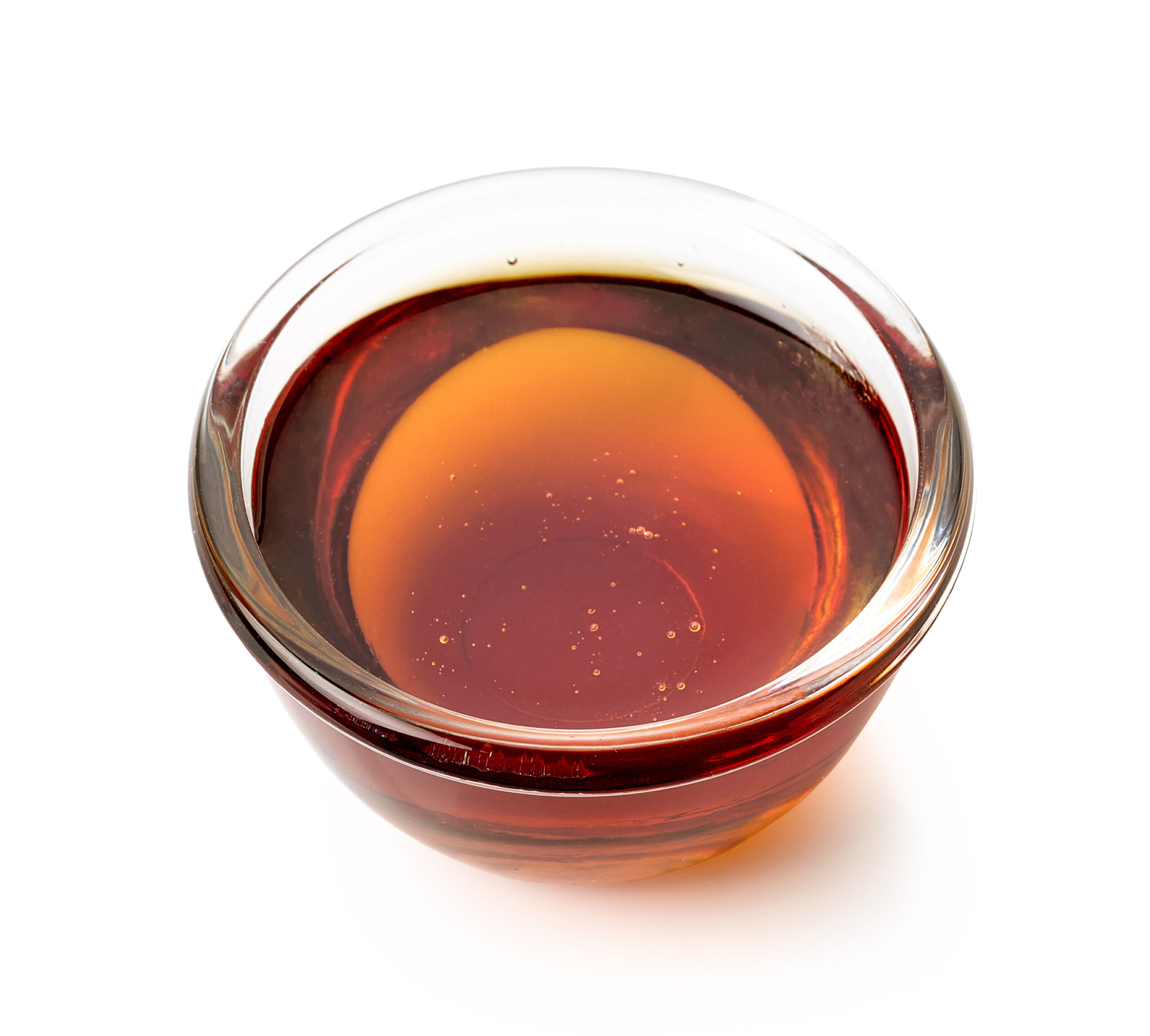 Maple Syrup, Pure, Medium Amber, Grade A served out of the pack