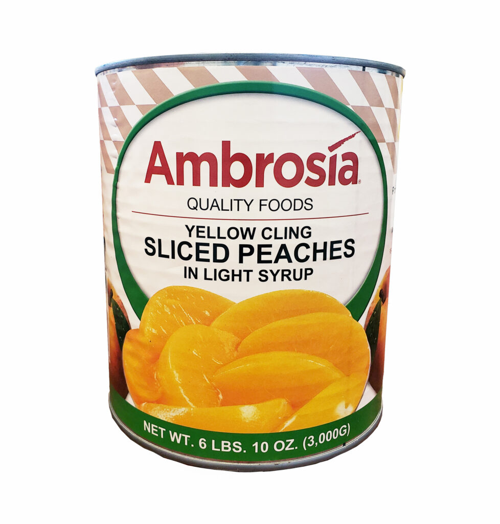 Ambrosia Peaches, Sliced, L/S, Greece