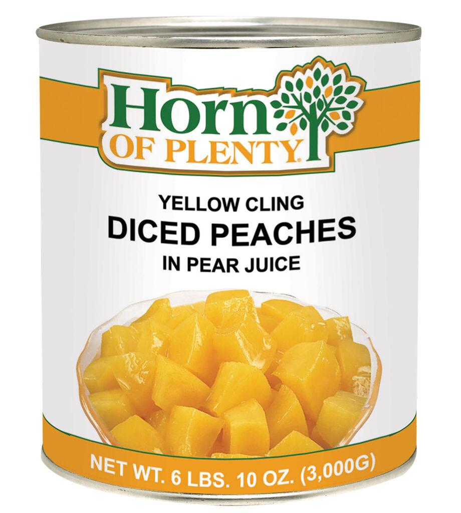 Horn of Plenty Peaches, Diced, Juice