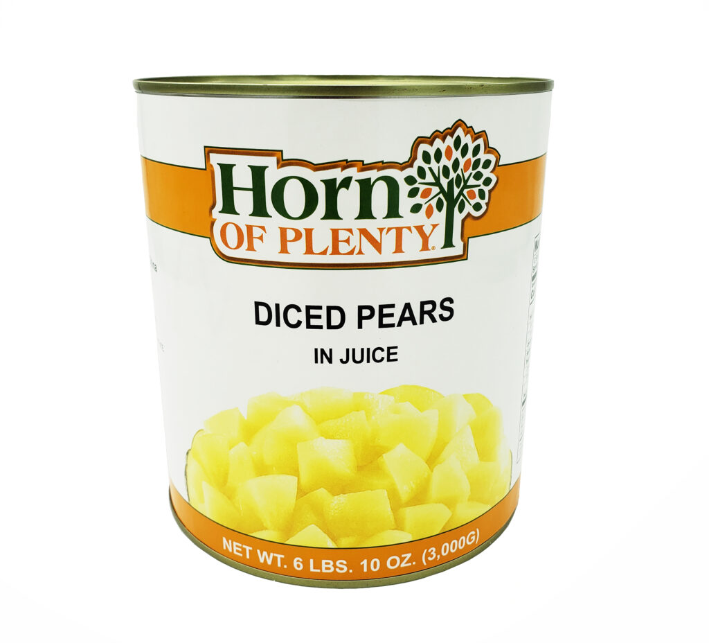 Horn of Plenty Pears, Diced, Juice