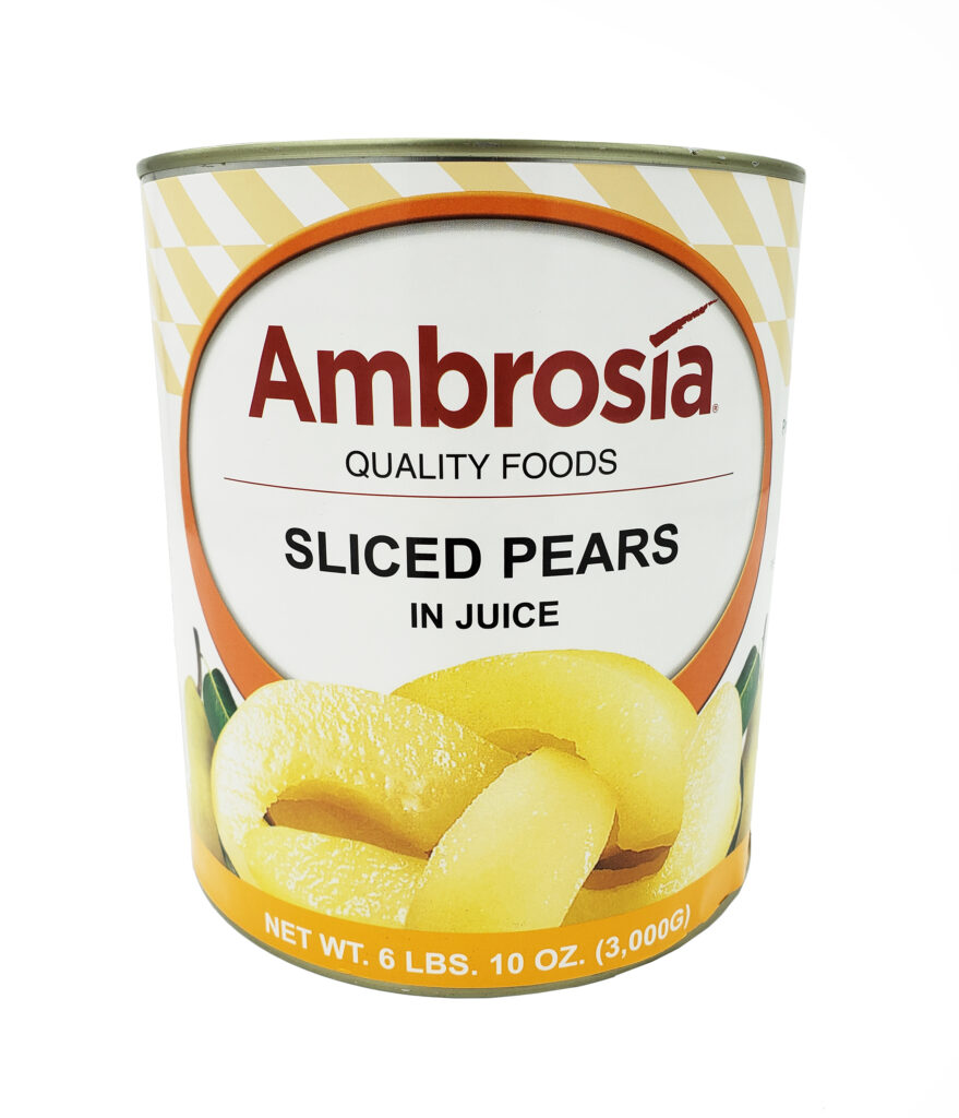 Ambrosia Pears, Sliced, Juice