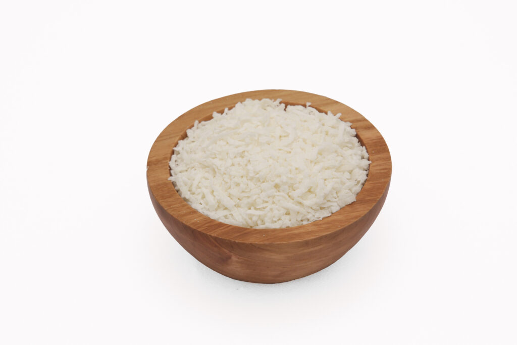 Coconut, Fancy Shredded, Sweetened served out of the pack