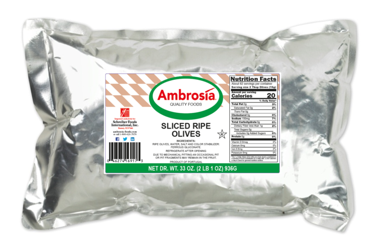 Sliced Ripe Olives, Pouch Pack